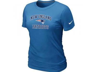 Women New England Patriots Heart & Soul L.blue T-Shirt