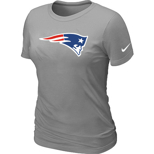 Women New England Patriots L.Grey T-Shirts