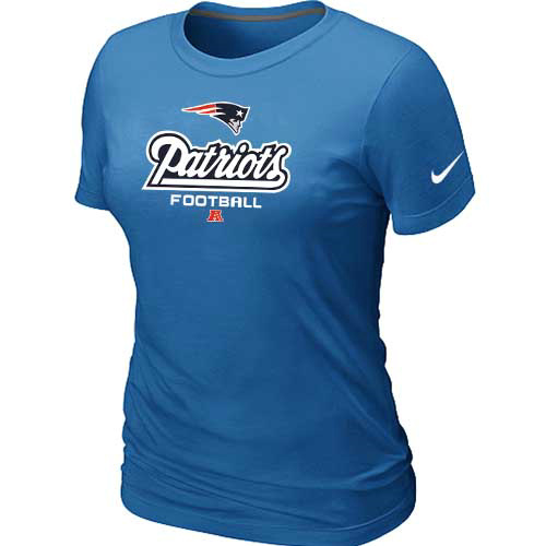 Women New England Patriots L.blue T-Shirt