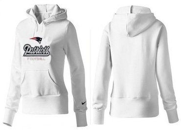 Women New England Patriots Logo Pullover Hoodie-- (12)