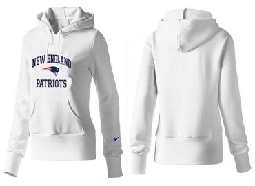 Women New England Patriots Logo Pullover Hoodie-- (2)