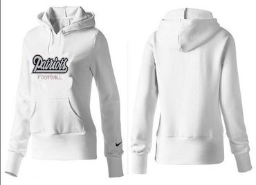 Women New England Patriots Logo Pullover Hoodie-- (32)
