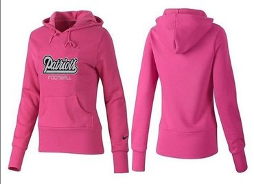 Women New England Patriots Logo Pullover Hoodie-- (39)