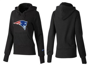 Women New England Patriots Logo Pullover Hoodie--1 (2)