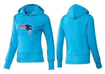 Women New England Patriots Logo Pullover Hoodie--1 (4)