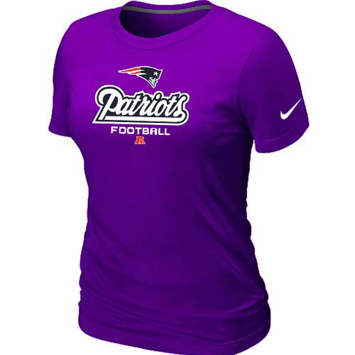 Women New England Patriots Purple T-Shirt