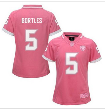 Women New Jaguars #5 Blake Bortles Pink NFL Elite Bubble Gum Jersey