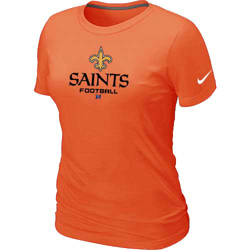Women New Orleans Sains Orange T-Shirt
