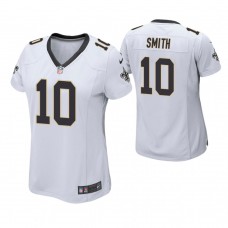 Women New Orleans Saints #10 Tre'Quan Smith White Game Jersey