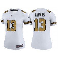 Women New Orleans Saints #13 Michael Thomas White Color Rush Legend Jersey
