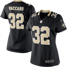 Women New Orleans Saints #32 Kenny Vaccaro Black Limited Jersey