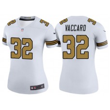 Women New Orleans Saints #32 Kenny Vaccaro White Color Rush Legend Jersey