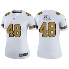 Women New Orleans Saints #48 Vonn Bell White Color Rush Legend Jersey