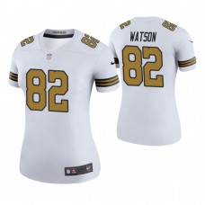 Women New Orleans Saints #82 Benjamin Watson White Color Rush Legend Jersey