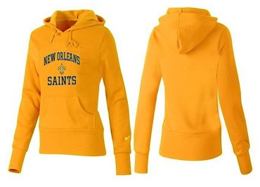 Women New Orleans Saints Logo Pullover Hoodie-- (15)