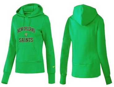 Women New Orleans Saints Logo Pullover Hoodie-- (17)