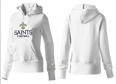 Women New Orleans Saints Logo Pullover Hoodie-- (20)