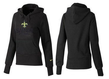 Women New Orleans Saints Logo Pullover Hoodie-- (24)