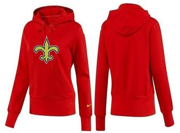 Women New Orleans Saints Logo Pullover Hoodie-- (3)