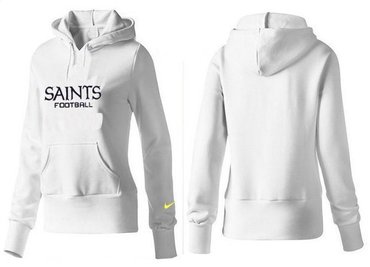Women New Orleans Saints Logo Pullover Hoodie-- (41)