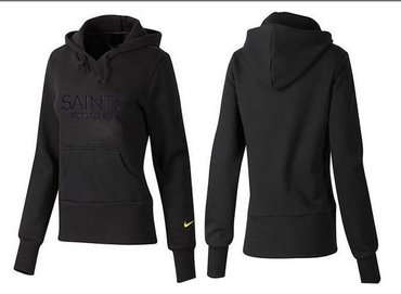 Women New Orleans Saints Logo Pullover Hoodie-- (42)