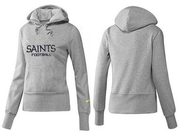 Women New Orleans Saints Logo Pullover Hoodie-- (46)