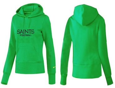 Women New Orleans Saints Logo Pullover Hoodie-- (47)