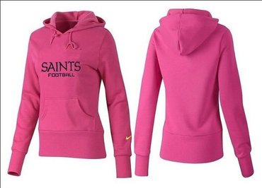 Women New Orleans Saints Logo Pullover Hoodie-- (48)