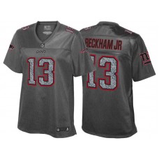 Women New York Giants #13 Odell Beckham Jr Gray Pro Line Fashion Static Jersey