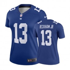 Women New York Giants #13 Odell Beckham Jr Royal Legend Jersey
