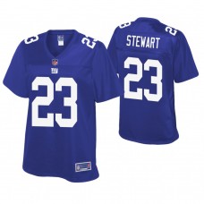 Women New York Giants #23 Jonathan Stewart Royal Pro Line Player Jersey