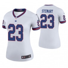 Women New York Giants #23 Jonathan Stewart White Color Rush Legend Jersey
