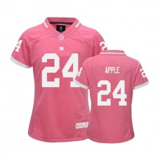 Women New York Giants #24 Eli Apple Pink Bubble Gum Jersey