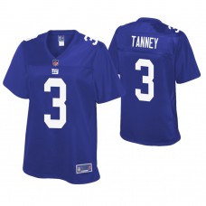 Women New York Giants #3 Alex Tanney Royal Pro Line Player Jersey