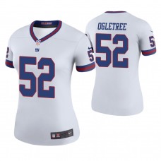 Women New York Giants #52 Alec Ogletree White Color Rush Legend Jersey