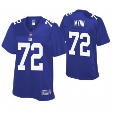 Women New York Giants #72 Kerry Wynn Royal Pro Line Player Jersey