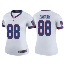Women New York Giants #88 Evan Engram White Color Rush Legend Jersey