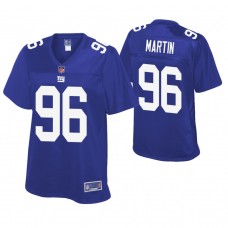 Women New York Giants #96 Kareem Martin Royal Pro Line Player Jersey