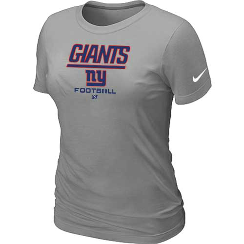 Women New York Giants  L.Grey T-Shirt