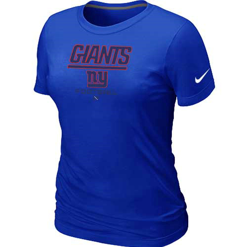 Women New York Giants Blue T-Shirt