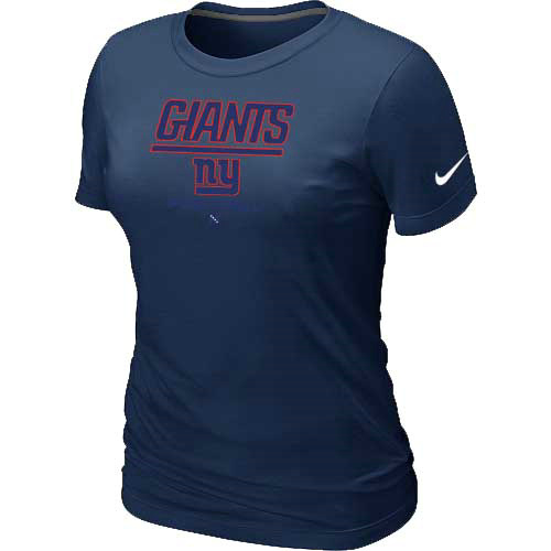 Women New York Giants D.Blue T-Shirt
