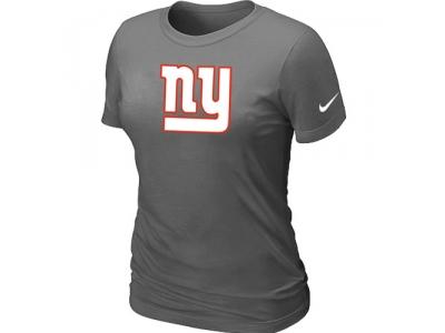 Women New York Giants D.Grey Logo T-Shirt
