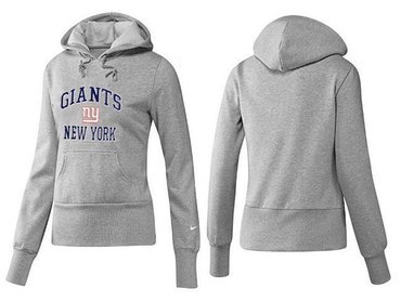 Women New York Giants Logo Pullover Hoodie-- (26)