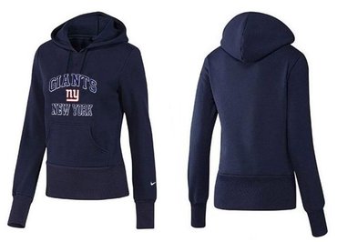 Women New York Giants Logo Pullover Hoodie-- (29)