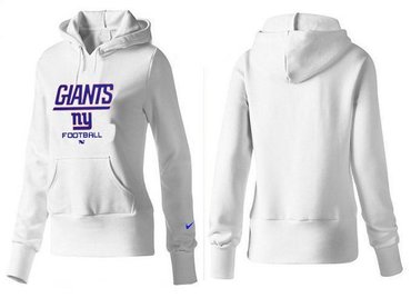 Women New York Giants Logo Pullover Hoodie-- (30)
