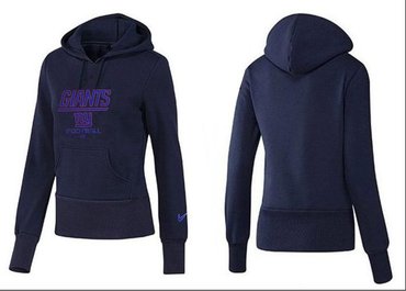 Women New York Giants Logo Pullover Hoodie-- (38)