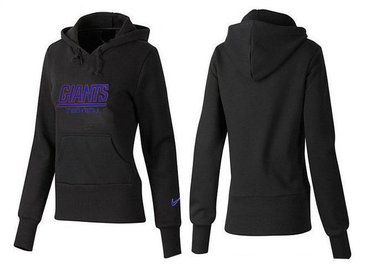 Women New York Giants Logo Pullover Hoodie-- (41)