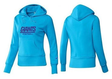 Women New York Giants Logo Pullover Hoodie-- (43)