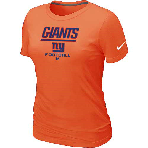 Women New York Giants Orange T-Shirt