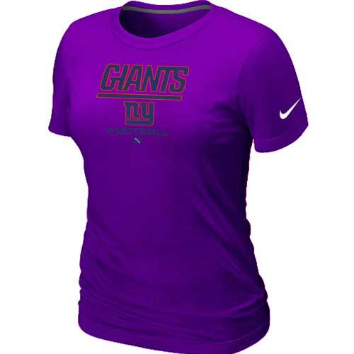 Women New York Giants Purple T-Shirt